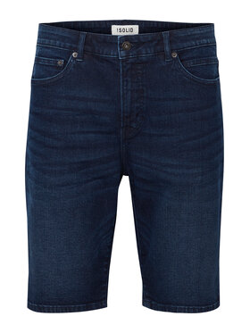 Solid Solid Szorty jeansowe 21104980 Granatowy Regular Fit
