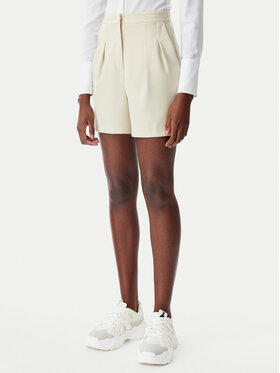 Patrizia Pepe Patrizia Pepe Шорти от плат 8P0697/A545-B814 Бежов Regular Fit