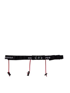 Compressport Compressport Αθλητική ζώνη Race Number Belt CU00013B Μαύρο