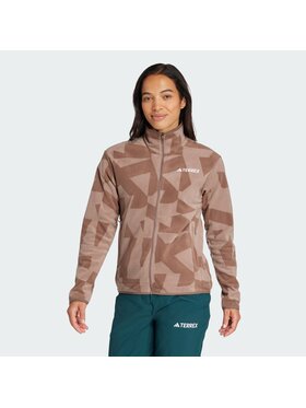 adidas adidas Kurtka hardshell 132877 Brązowy Regular Fit