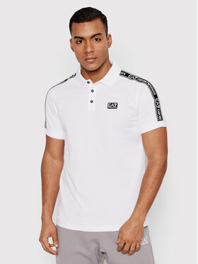 7 Lines cotton polo shirt | EMPORIO ARMANI Man