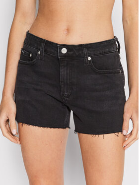 Calvin Klein Jeans Calvin Klein Jeans Szorty jeansowe J20J218505 Czarny Regular Fit