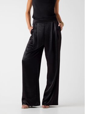 Guess Guess Текстилни панталони W6RB66 W2612 Черен Regular Fit