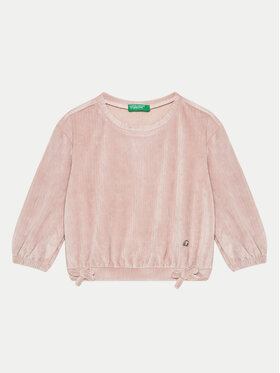 United Colors Of Benetton United Colors Of Benetton Суитшърт 37JBG10GC Розов Relaxed Fit