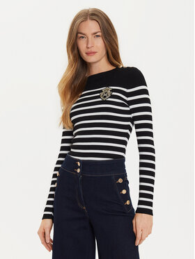 Morgan Morgan Džemper 242-MRAY Crna Slim Fit