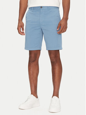 BOSS BOSS Pantalon scurți din material Chino-Slim-Shorts 50536723 Albastru Regular Fit