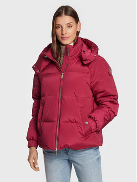 Woolrich Woolrich Vatovaná bunda Alsea CFWWOU0699FRUT1148 Bordová Regular Fit