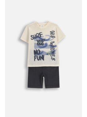 Coccodrillo Coccodrillo Komplet t-shirt i spodenki WC5117301XBK-022 Kolorowy Regular Fit