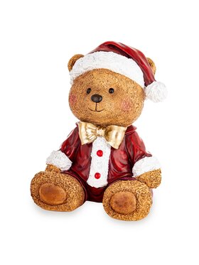 MIAhome MIAhome Figurka niedźwiadek URSUS w ubranku Czerwony