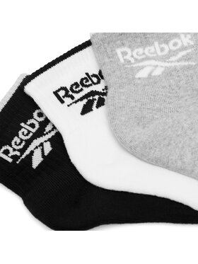 Reebok Set 3 Parov Unisex Visokih Nogavic R0362-SS24 (3-pack) Pisana