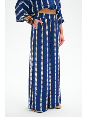 blue shadow blue shadow Spodnie materiałowe Azari Granatowy Regular Fit