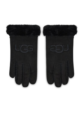 Ugg Ugg Női kesztyű W Sheepskin Embroider Glove 20931 Fekete