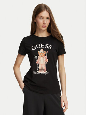 Guess Guess T-Shirt V6BI19 K6749 Schwarz Regular Fit