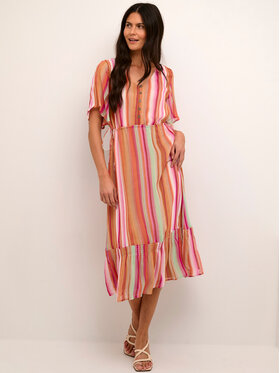 Φόρεμα καλοκαιρινό Cream φωτογραφία