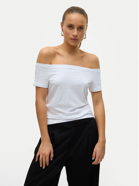 Vero Moda Vero Moda Bluzka Panda 10325598 Biały Regular Fit