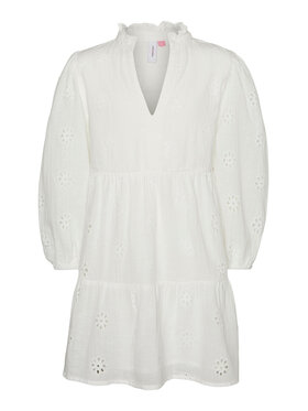 Vero Moda Girl Vero Moda Girl Šaty 10284629 Biela Regular Fit