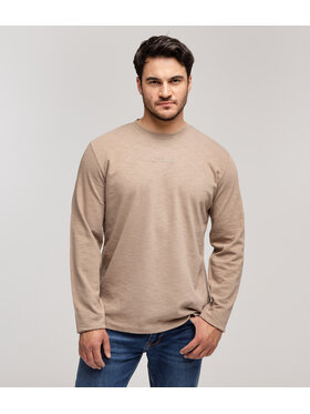 Lee Cooper Lee Cooper Longsleeve MARCEL 2150 Beżowy Regular Fit