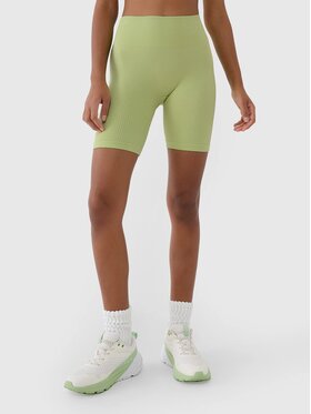 4F 4F Kolarki 4FWSS25TFSTF014-42S Zielony Slim Fit