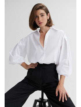 Duende Duende Koszula Benji Shirt Biały Relaxed Fit