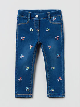 OVS OVS Jegginsy DISNEY 1831356 Granatowy Slim Fit