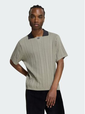 adidas adidas Koszulka techniczna 170086 Zielony Loose Fit