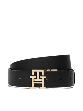 Tommy Hilfiger Tommy Hilfiger Dámsky opasok Th Logo 3.0 Rev Mono AW0AW18019 Čierna