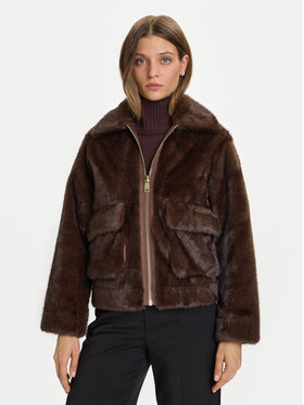 Rinascimento Rinascimento Шуба CFC0122227003 Коричневий Regular Fit