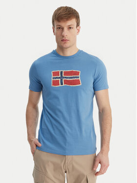 Napapijri Napapijri Tricou S-Mahsa NP0A4FZB Albastru Regular Fit