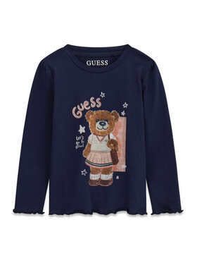 Guess Guess Blusa K6YI11 K3676 Blu scuro Regular Fit