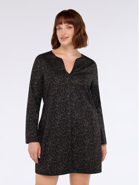Fiorella Rubino Fiorella Rubino Sukienka codzienna 7031T001675N0V2 Czarny Regular Fit