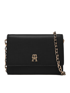 Tommy Hilfiger Tommy Hilfiger Τσάντα Th Icon Card Holder W/Chain AW0AW18248 Μαύρο