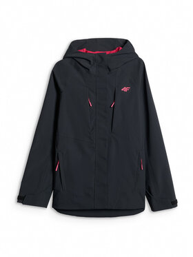 4F 4F Kurtka wielofunkcyjna TREKKING Czarny Regular Fit