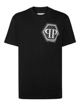 PHILIPP PLEIN PHILIPP PLEIN Tričko 22257 Čierna Regular Fit
