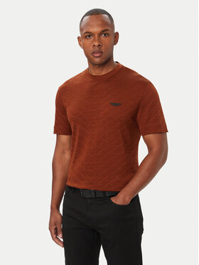 BOSS BOSS T-krekls C-Thompson 180_AM 50565175 Brūns Regular Fit