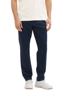 Tom Tailor Tom Tailor Bavlnené nohavice 1035045 Tmavomodrá Regular Fit