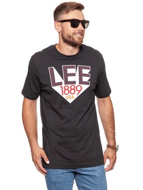 Lee Lee T-shirt RETRO LEE T Nero Regular Fit