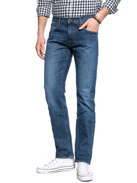 Lee Lee Jeansy DAREN ZIP FLY Niebieski Straight Fit