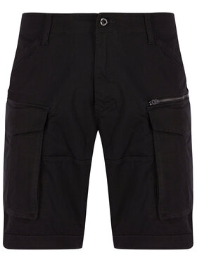 G-Star Raw G-Star Raw Medžiaginiai šortai Rovic Zip D08566-5126-990 Juoda Relaxed Fit