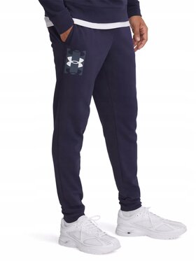 Under Armour Under Armour Spodnie dresowe 1390144-410 Granatowy Standard Fit
