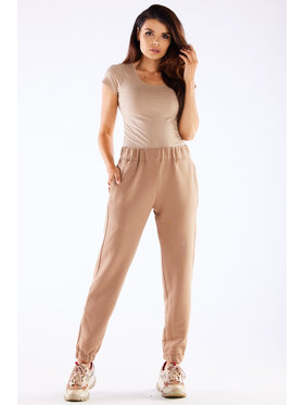 Infinite You Infinite You Dámské kalhoty M275 Béžová Basic Fit