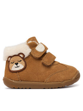 Geox Geox Šnurovacia obuv B Macchia Girl B664PA 00022 C6627 Hnedá