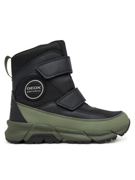 Geox Geox Auliniai batai J Flexyper Plus Boy B Abx J66LCG 0FU54 C0033 S Tamsiai žalia