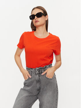 Boss Boss T-Shirt 50489871 Pomarańczowy Slim Fit