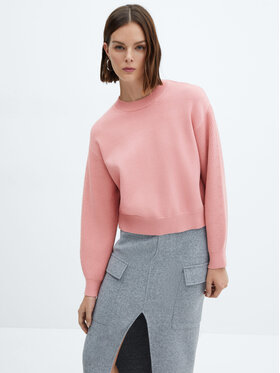 Mango Mango Svetr Nora 67050456 Růžová Regular Fit