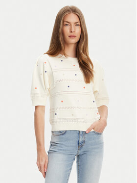 United Colors Of Benetton United Colors Of Benetton Pulover 10C1E10DO Bej Regular Fit