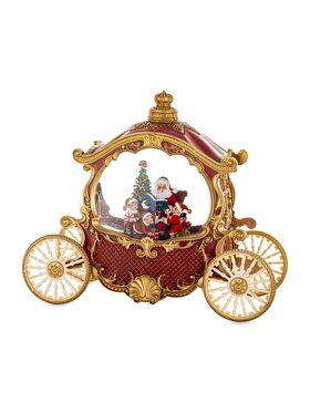 MIAhome MIAhome Figurka karoca LED z pozytywką CURRUS Złoty