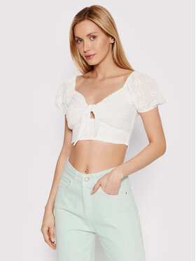 DeeZee DeeZee Блуза Zynnia 3FB028 Бял Regular Fit