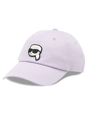KARL LAGERFELD KARL LAGERFELD Czapka z daszkiem 230W3401 Fioletowy