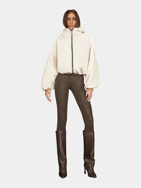 MADE BY SOCIETY MADE BY SOCIETY Kurtka anorak Signature Jacket - J27664 Biały Basic Fit