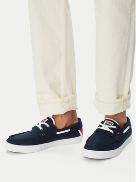Tommy Hilfiger Tommy Hilfiger Kedai Th Boat Vulc Sneaker Canvas FM0FM05877 Tamsiai mėlyna